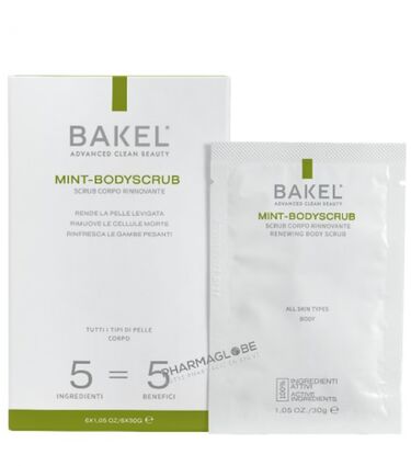 bakel-mint-bodyscrub-boite-6-sachets-30g-gommage-corps-pharmaglobe