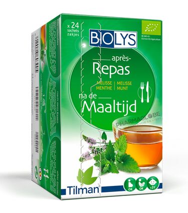 Biolys-Après-Repas-Mélisse-Menthe-Tisane-Tilman-24-Sachets-Digestion-pharmaglobe.lu