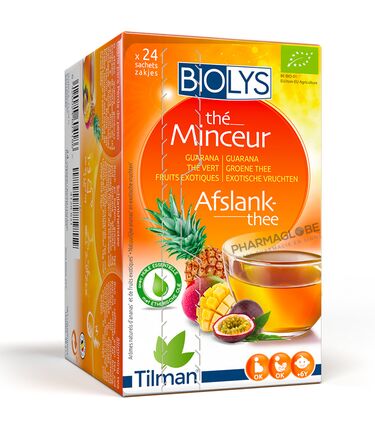 Biolys-Guarana-Thé-vert-Fruits-Exotiques-Tilman-24-Sachets-Thé-Minceur-pharmaglobe.lu