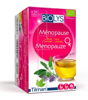 Biolys-Ménopause-Sauge-Lavande-Tisane-Tilman-24-Sachets-pharmaglobe.lu