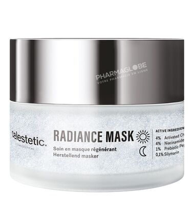 Celestetic-Radiance-Mask-visage-Pot-50ml-Masque-Détoxifiant-Régénérant-et-Protecteur-pharmaglobe.lu