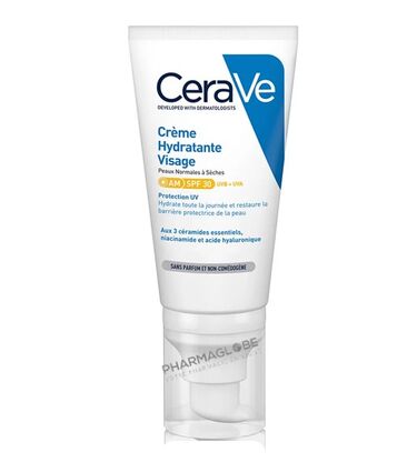 cerave-creme-hydratante-visage-spf-30-tube-pompe-52ml-peau-normale-seche-pharmaglobe