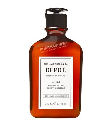 Depot-No-101-Normalizing-Daily-Shampoo-Homme-Flacon-250ml-Shampoing-Pour-Cheveux-Normaux-pharmaglobe.lu