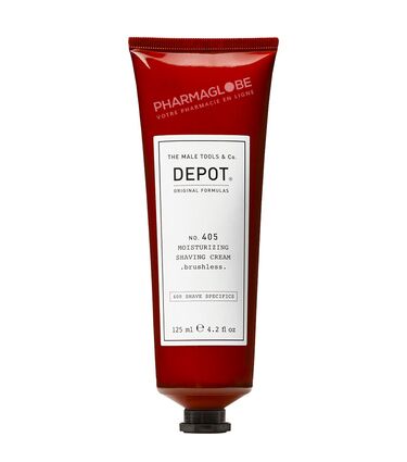 Depot-No-405-Moisturizing-Shaving-Cream-Brushless-Flacon-125-ml-Crème-à-Raser-Hydratante-pharmaglobe.lu
