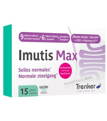 Imutis-Max-15-Gélules-Trenker-Selles-Normales-Immunité-pharmaglobe.lu