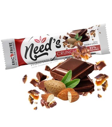 Need-s-Crunchy-Double-Choco-Barre-Protéinée-42g-Eric-Favre-pharmaglobe.lu