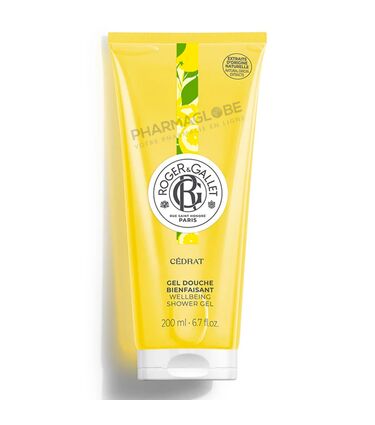 Roger-Gallet-Gel-Douche-Bienfaisant-Cédrat-Corps-Tube-200ml-pharmaglobe.lu