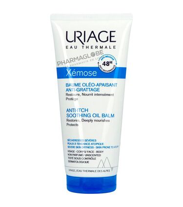 Uriage-Xémose-Baume-Oléo-Apaisant-Anti-Grattage-Tube-200 ml-Peaux-Très-Sèches-à-Tendance-Atopique-pharmaglobe.lu