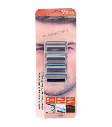 Vitry-Lames-de-Rasoir-Haute-Précision-4-Recharges-Tête-5-Lames-pharmaglobe.lu