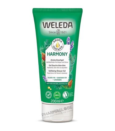 Weleda-Aroma-Shower-Harmony-Gel-Douche-Tube-200ml-Parfum-Sapin-Argenté-Sapin-de-Sibérie-et-Lavandin-pharmaglobe.lu
