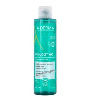 aderma-biology-ac-gel-moussant-nettoyant-purifiant-flacon-200ml-pharmaglobe.lu