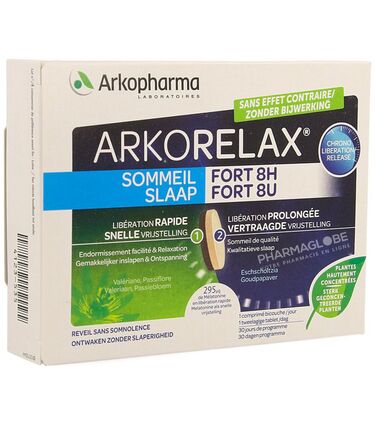 Arkopharma-Arkorelax-SOMMEIL-FORT-8H-30-Comprimes-faciliter-endormissement-sommeil-dure-toute-la-nuit-pharmaglobe.lu