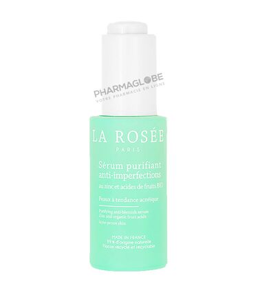 La-Rosée-Sérum-Purifiant-Anti-Imperfections-Visage-Flacon-30ml-Boutons-Points-Noirs-et-Marques-Post-Acné-pharmaglobe.lu