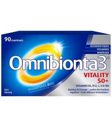 OMNIBIONTA-3-VITALITY-ENERGY-50+-90-Comprimes-complement-alimentaire-vitamines-vitalite-energie-pour-les-plus-de-50-ans-pharmaglobe.lu