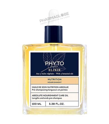 Phyto-Nutrition-Huile-de-Soin-Nutrition-Absolue-Elixir-Flacon-100ml-Pré-Shampooing-Longueurs-et-Pointes-pharmaglobe.lu