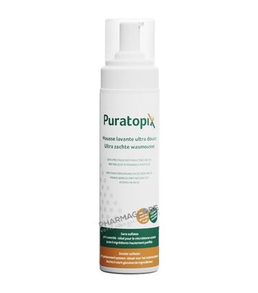 puratopix-mousse-lavante-ultra-douce-visage-corps-flacon-pompe-200ml-peau-seche-atopique-pharmaglobe