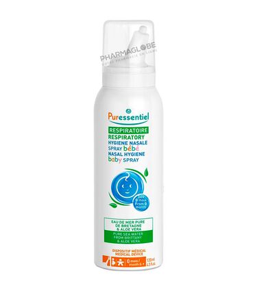 Puressentiel-Respiratoire-Resp-OK-Spray-Hygiène-Nasale-Bébé-Flacon-Pompe-120ml-pharmaglobe.lu