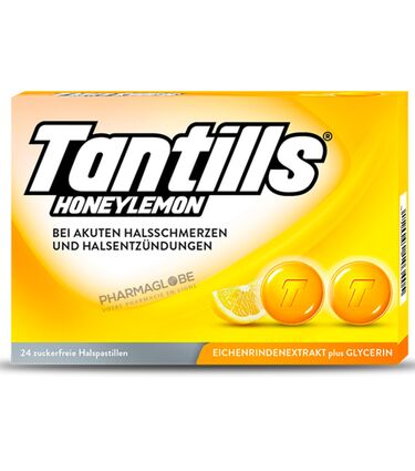 TANTILLS-HALSPASTILEN-HONEY-LEMON-24-PASTILLES-pour-la-gorge-miel-citron-pharmaglobe.lu