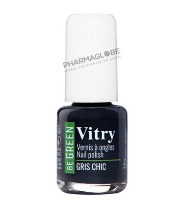 Vitry-Vernis-Be-Green-Couleur-Gris-Chic-Flacon-6ml-Teintes-Foncées-pharmaglobe.lu