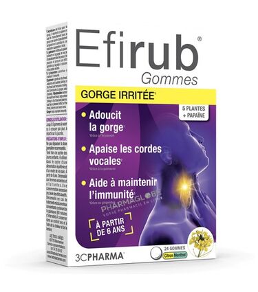 3-chenes-3-c-pharma-efirub-boite-24-gommes-citron-menthol-gorge-pharmaglobe.lu