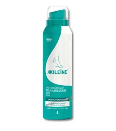akileine-spray-assainissant-deo-chaussures-aerosol-150ml-transpiration-odeurs-pharmaglobe.lu