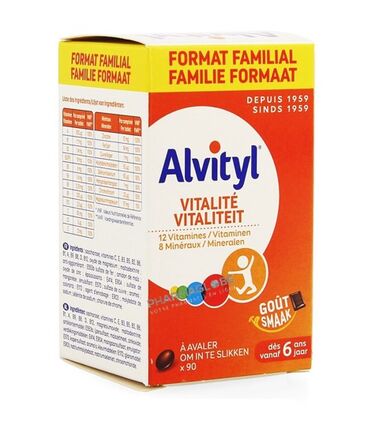 alvityl-vitalite-saveur-chocolat-boite-90-comprimes-vitamines-mineraux-pharmaglobe.lu