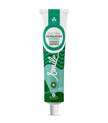 BEN&ANNA-DENTIFRICE-SPEARMINT-75ML-dentifrice-menthe-verte-haleine-fraiche-pharmaglobe.lu
