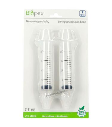 BIOPAX-SERINGUE-NASALE-BEBE-4M+-2-seringue-20ML-nettoyage-hygiene-nez-bebe-pharmaglobe.lu