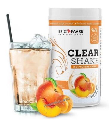clear-shake-iso-protein-water-peche-abricot-pot-500g-eric-favre-eau-proteinee-rafraichissante-pharmaglobe.lu