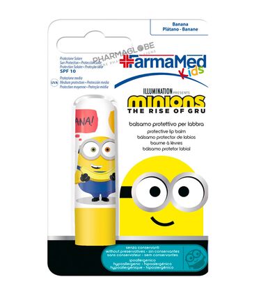 DISNEY-BAUME-LEVRES-MINIONS-stick-levres-hydratant-pour-enfants-banane-pharmaglobe.lu