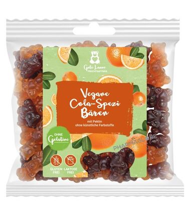 gute-laune-gommes-aux-fruits-vegane-saveur-cola-spezi-oursons-sachet-150g-bonbons-pharmaglobe.lu