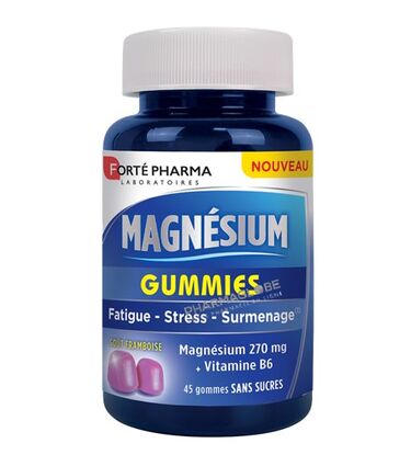 magnesium-gummies-45-gommes-sans-sucres-framboise-forte-pharma-stress-fatigue-pharmaglobe.lu