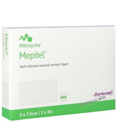 mepitel-5x7.5cm-boite-10-pansements-safetac-molnlycke-interface-deux-faces-siliconees-pharmaglobe.lu
