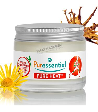 PURESSENTIEL-ARTICULATION-BAUME-PURE-HEAT-20ML-soulage-raideurs-tensions-musculaires-effet-chauffant-pharmaglobe.lu