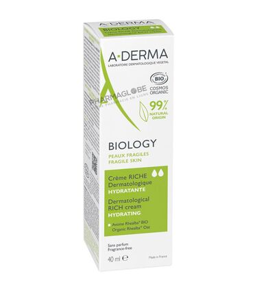 ADERMA-BIOLOGY-CREME-RICHE-DERMATOLOGIQUE-40ML-creme-hydratante-sans-parfum-peau-fragile-pharmaglobe.lu