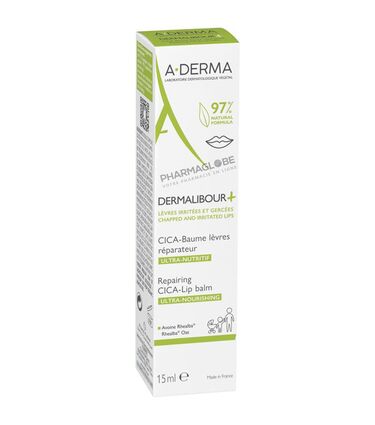 ADERMA-DERMALIBOUR-+-CICA-BAUME-LEVRES-reparateur-ultra-nutritif-levres-irritees-gercees-pharmaglobe.lu