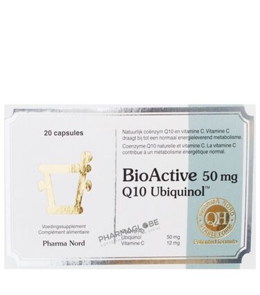 bioactive-50-mg-q10-ubiquinol-boite-20-capsules-pharmanord-pharmaglobe.lu
