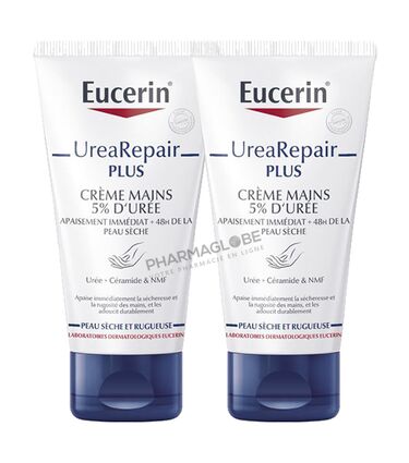 EUCERIN-UREAREPAIR-CREME-MAIN-DUO-2-EME-moitie-prix-promo-mains-seches-pharmaglobe.lu