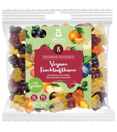 gute-laune-fruchtsaftbar-gommes-fruit-vegane-oursons-mix-bonbons-sachet-150g-pharmaglobe.lu