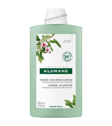 KLORANE-SHAMPOING-GAINANT-AMANDE-400ML-tous-types-cheveux-pharmaglobe.lu