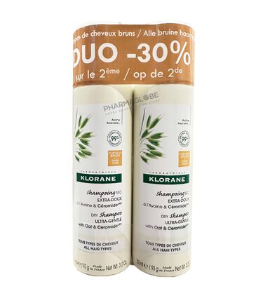KLORANE-SHAMPOING-SEC-AVOINE-CHEVEUX-BRUN-2-flacon-150ml-tous-types-cheveux-pharmaglobe.lu