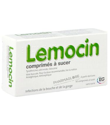 Lemocin-50-Comprimés-à-Sucer-maux-de-gorge-pharmaglobe.lu