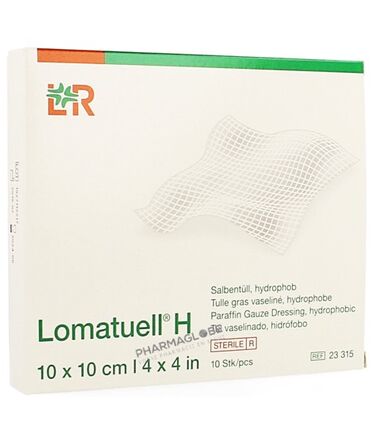 lomatuell-h-compresse-sterile-10x10cm-boite-10-pieces-lohmann-rauscher-pharmaglobe.lu