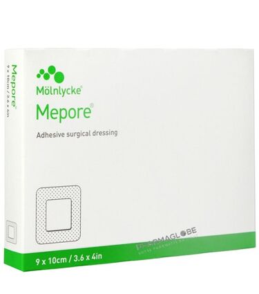 mepore-sterile-9-x-10-cm-boite-5-pansements-molnlycke-absorbant-respirant-plaies-faiblement-modere-pharmaglobe.lu