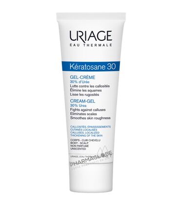 uriage-keratosane-30-gel-creme-anti-callosites-tube-75ml-corps-coudes-cuir-chevelu-zones-rugeuses-epaisses-pharmaglobe