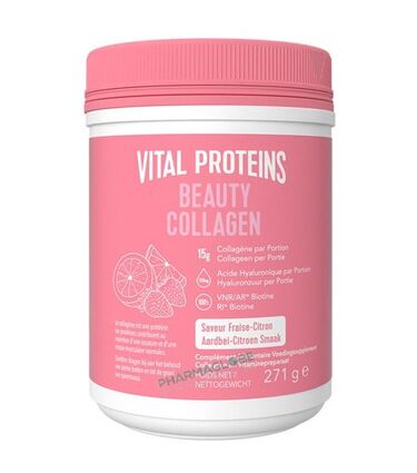 vital-proteins-beauty-collagen-saveur-fraise-citron-pot-271g-complement-alimentaire-boire-peaux-cheveux-ongles-pharmaglobe.lu
