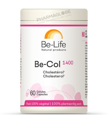 Be-Col-1400-120-Gélules-Be-Life-Bio-Life-Cholestérol-pharmaglobe.lu