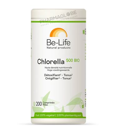 Chlorella-500-BIO-200-Comprimés-Be-Life-Bio-Life-pharmaglobe.lu