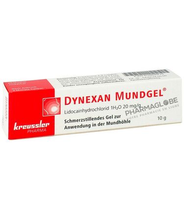 Dynexan-Mundgel-Lidocainhydrochlorid-1H2O-20mg/g-Gel-Tube-10gr-pharmaglobe.lu
