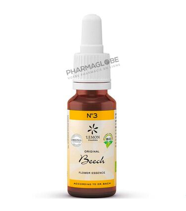 Fleurs-de-Bach-BIO-N-3-Beech-Hêtre-Flacon-20-ml-Lemon-Pharma-pharmaglobe.lu